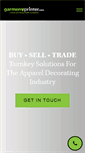 Mobile Screenshot of garmentprinter.com